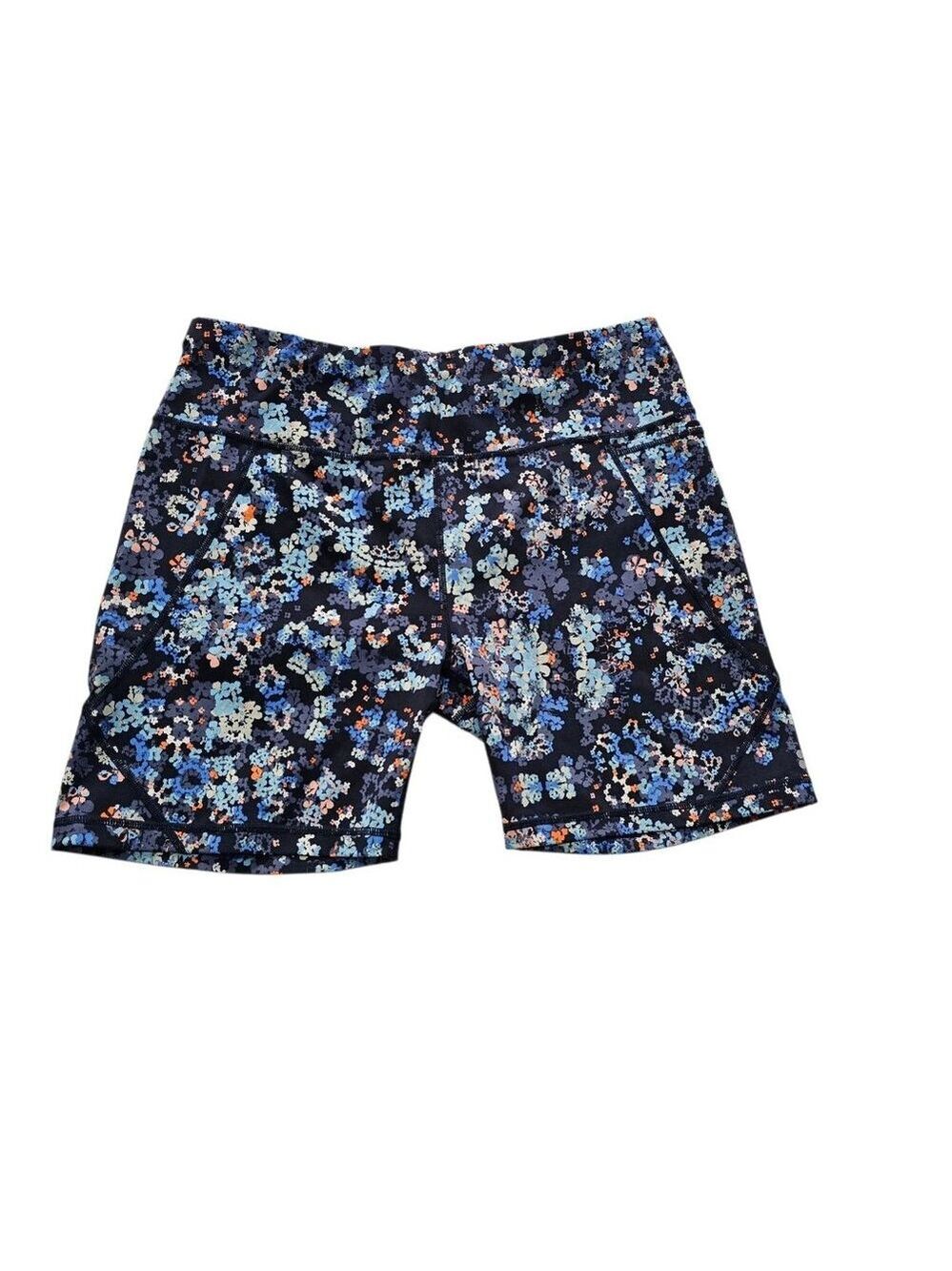 Sweaty Betty Biker Shorts Size 14 Power Gym Lifting Cycling 6 Inch Colorful
